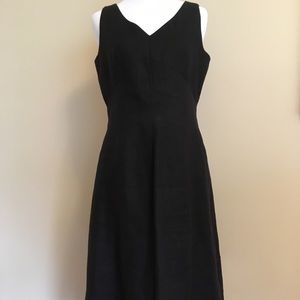 Talbots Women’s Irish Linen Black Dress Size 6